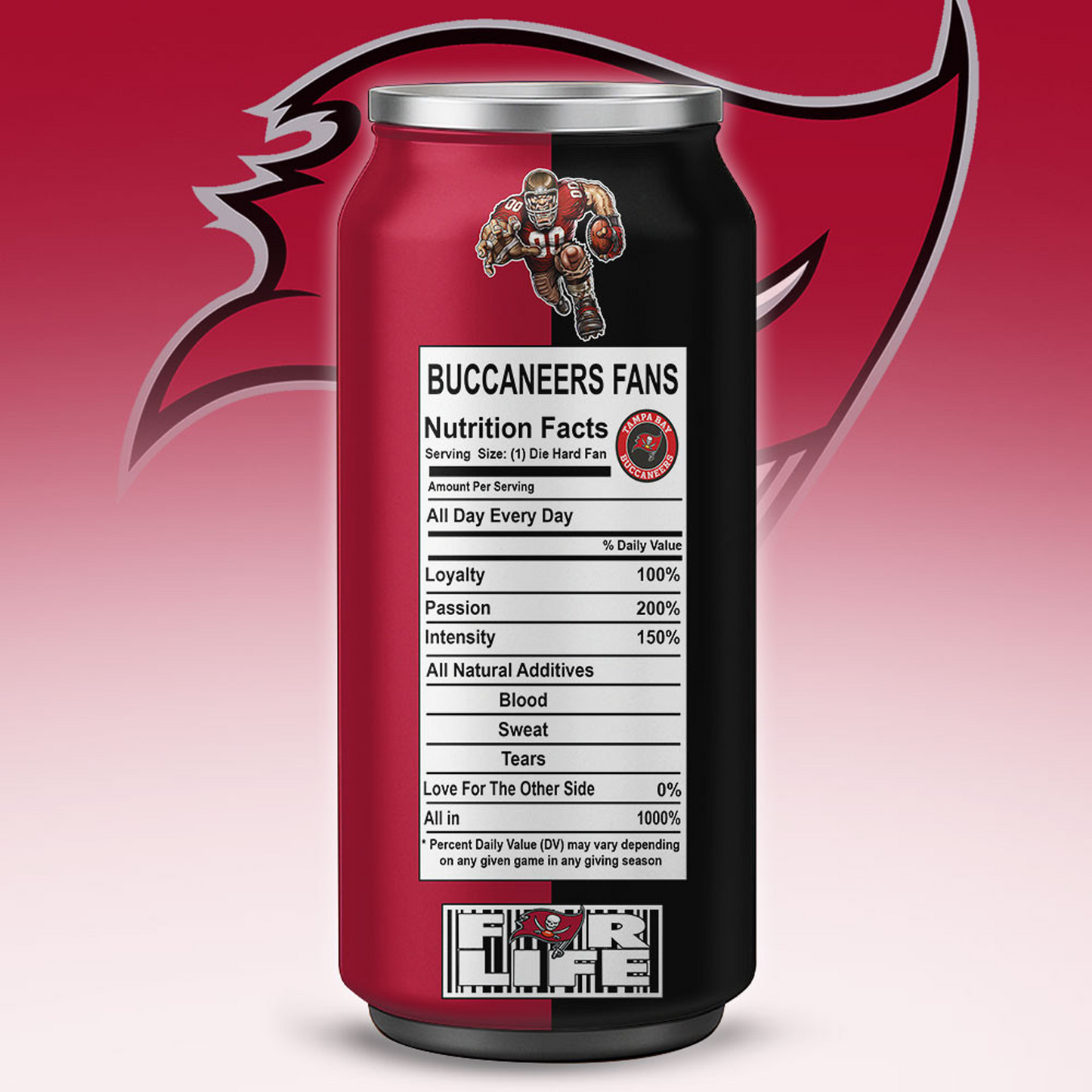 TB x NFL Monster Energy Tumbler Gift for Fans DATND TANTD