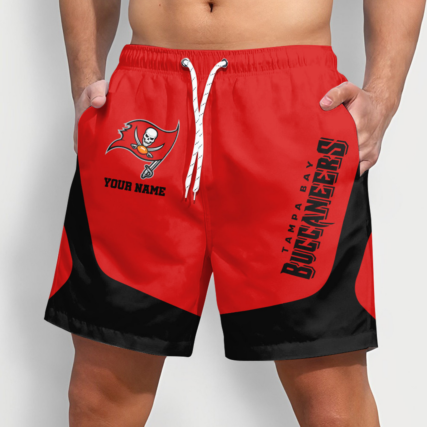 TB x NFL Team Special Short Pants For Men Custom Name Gifts DATND TANTD25