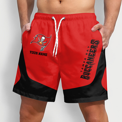 TB x NFL Team Special Short Pants For Men Custom Name Gifts DATND TANTD25