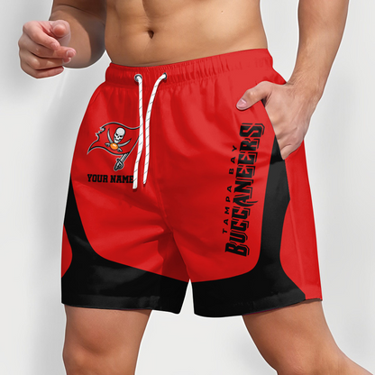 TB x NFL Team Special Short Pants For Men Custom Name Gifts DATND TANTD25