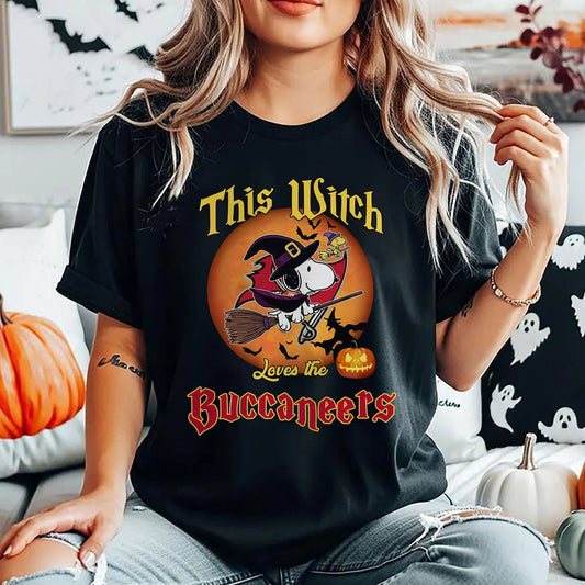 TB x NFL This Witch Snoopy Love This 2D Shirt DatND DVT