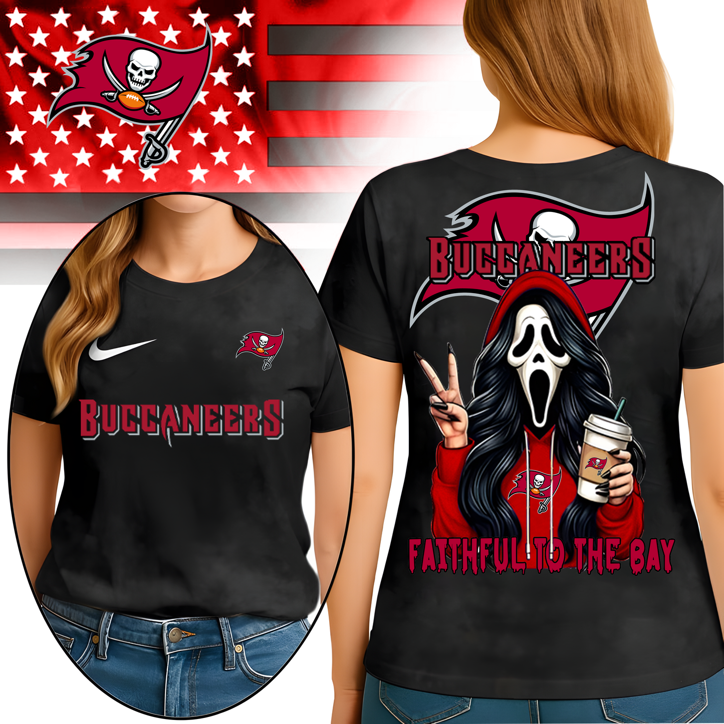 TBB Premium NFL Ghostface 3D Shirt DDT HLPHUONG