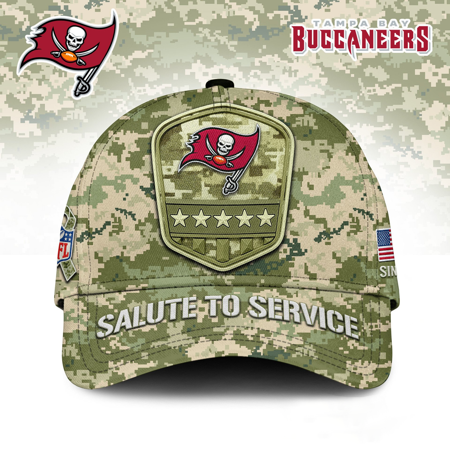 TBB Premium NFL Salute To Service Classic Cap DDT  NTL