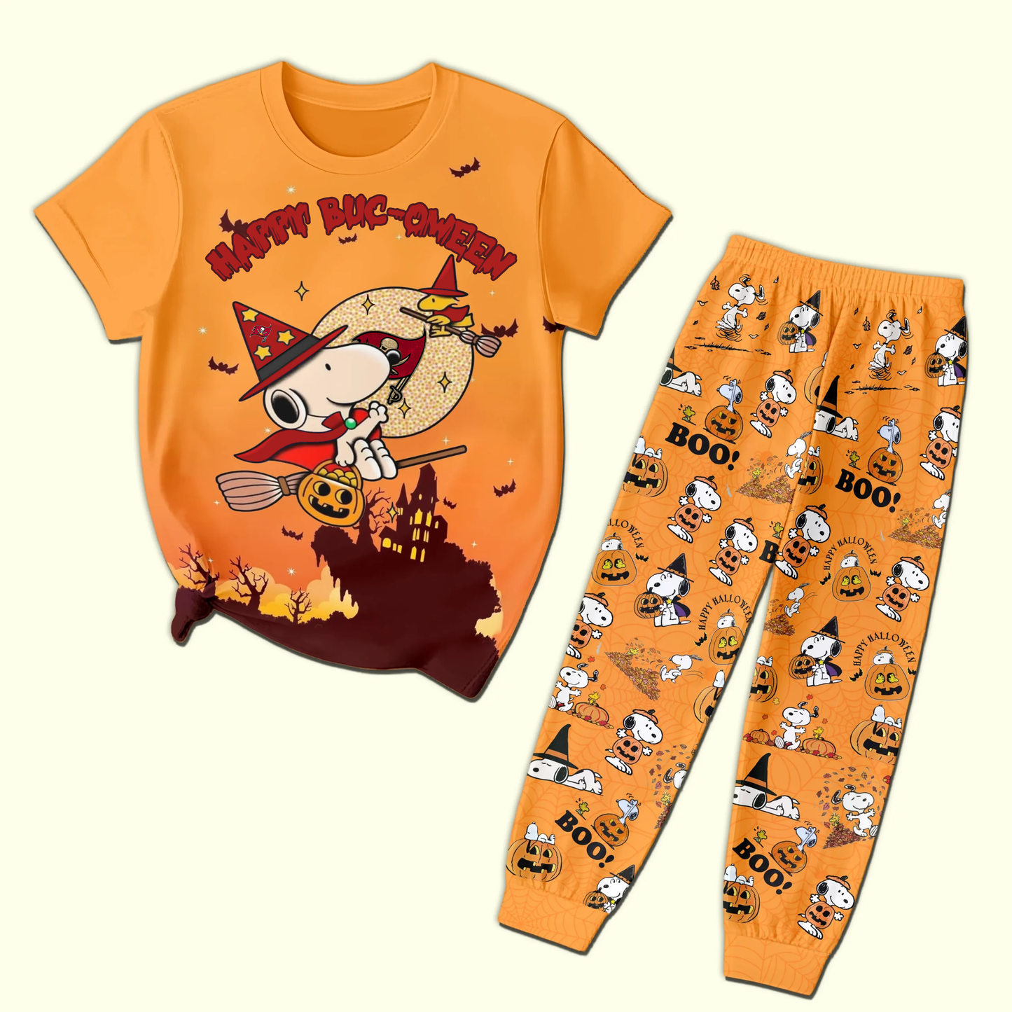TBB x NFL Mistmerch SNP Happy Halloween Pajama Set DDT CTND