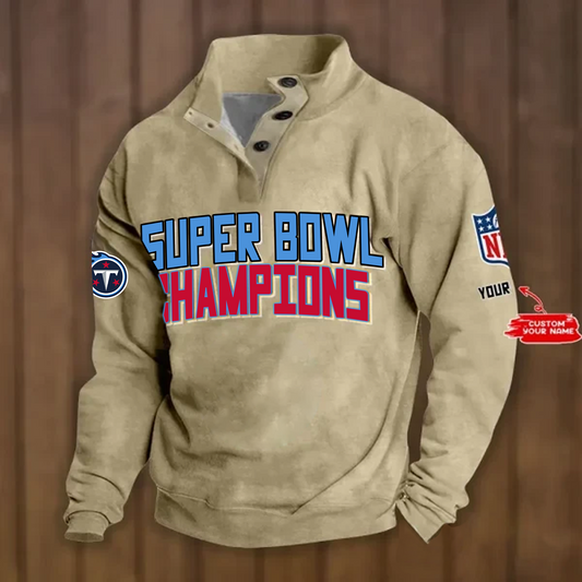 TEN x NFL Double Breasted Stand Collar Hoodies DATND TANTD