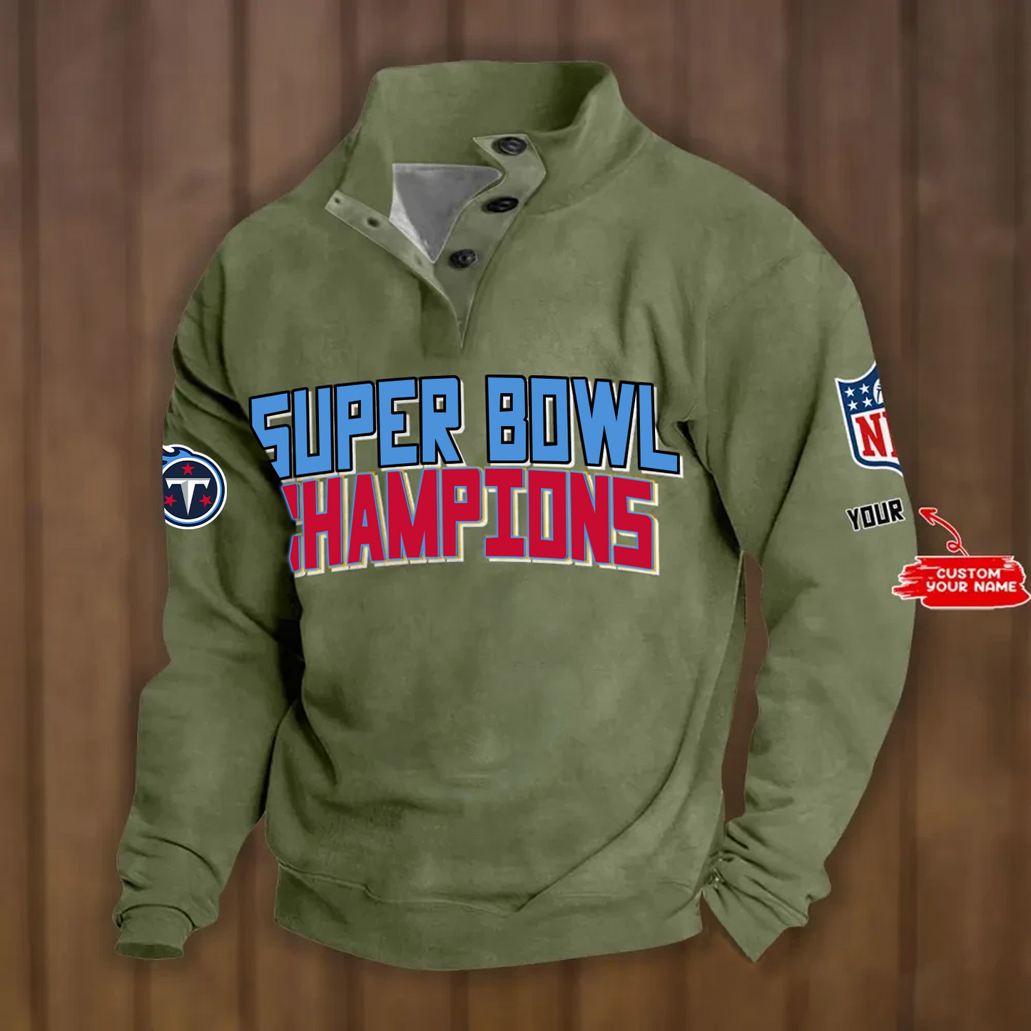 TEN x NFL Double Breasted Stand Collar Hoodies DATND TANTD