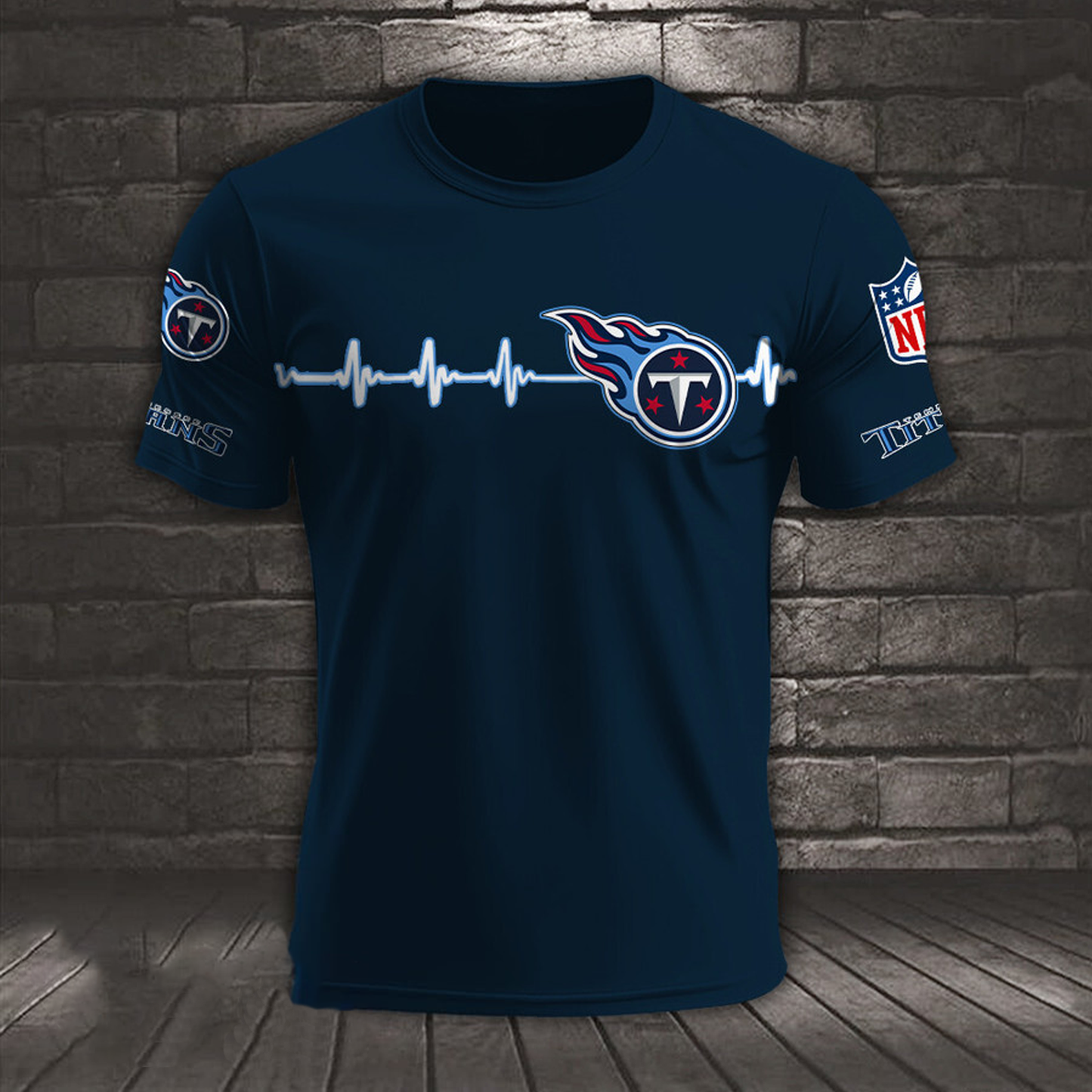 TEN x NFL Heart Rate Map Special 3D Shirt DatND ThuongNH