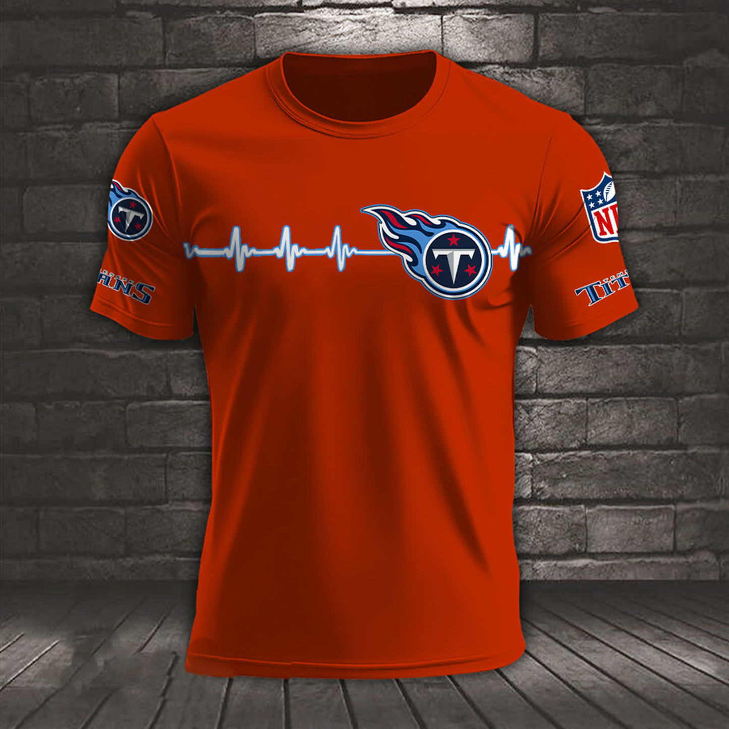 TEN x NFL Heart Rate Map Special 3D Shirt DatND ThuongNH