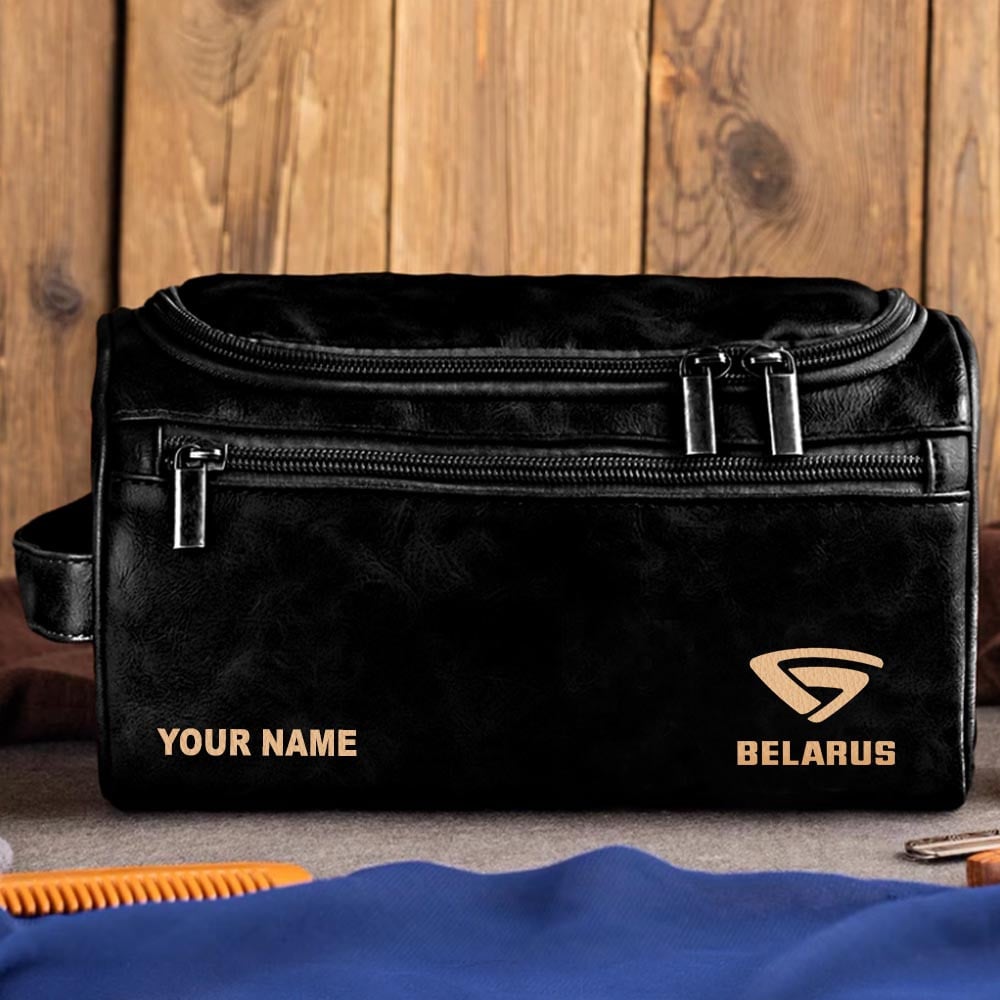 Tractor BEL Personalized Leather Toiletry Bag HLP HLPHUONG