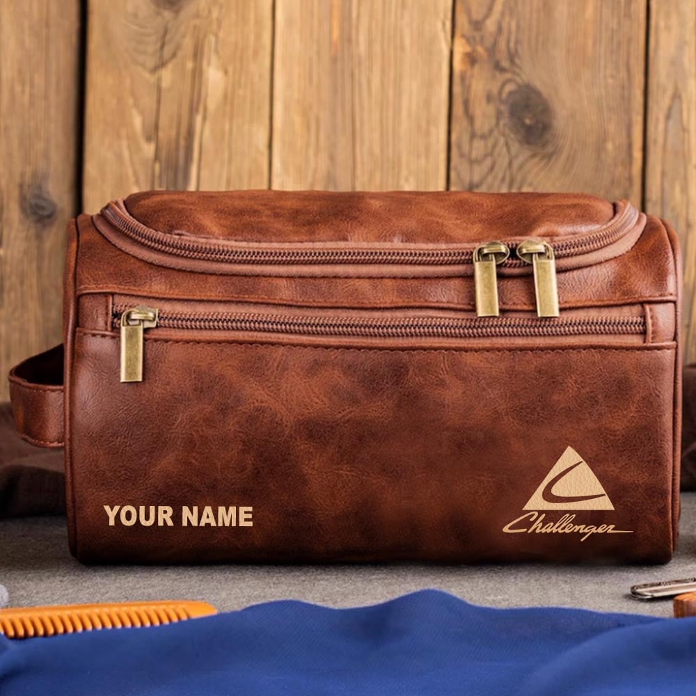 Tractor CHAL Personalized Leather Toiletry Bag HLP HLPHUONG