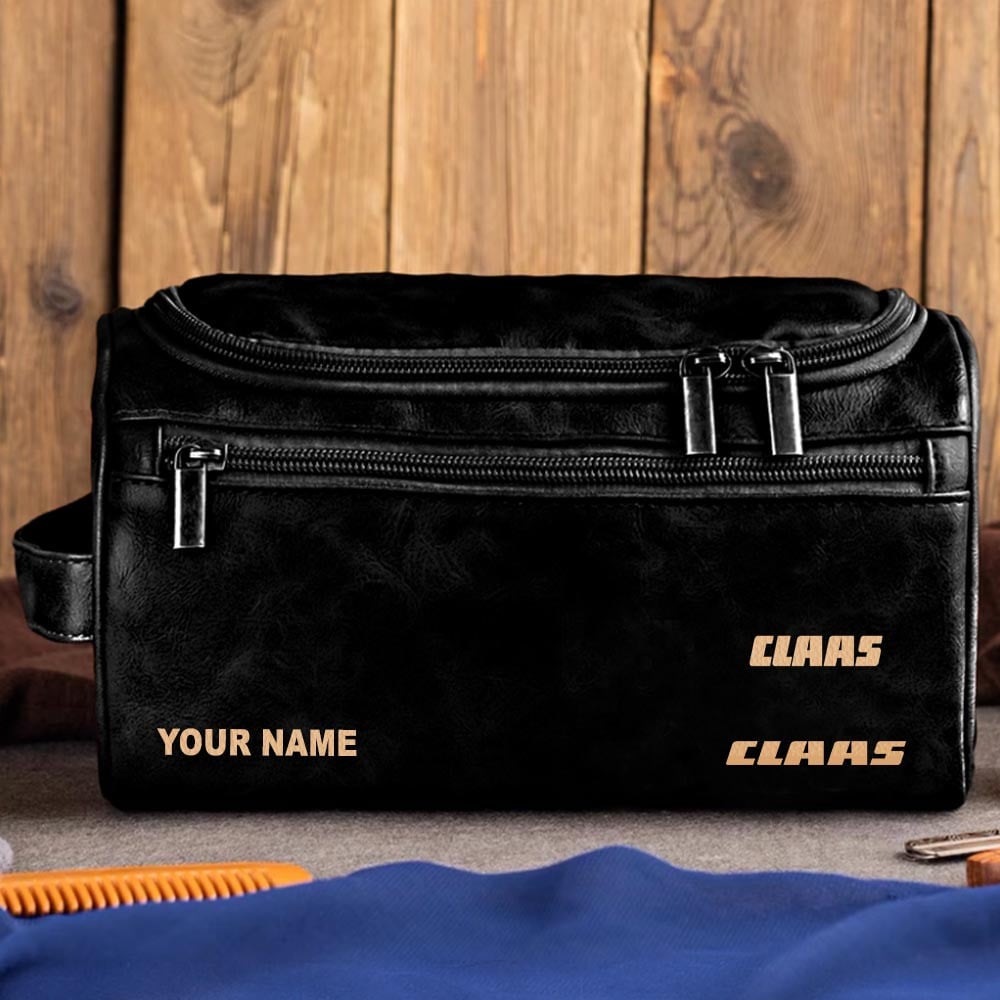 Tractor CLA Personalized Leather Toiletry Bag HLP HLPHUONG