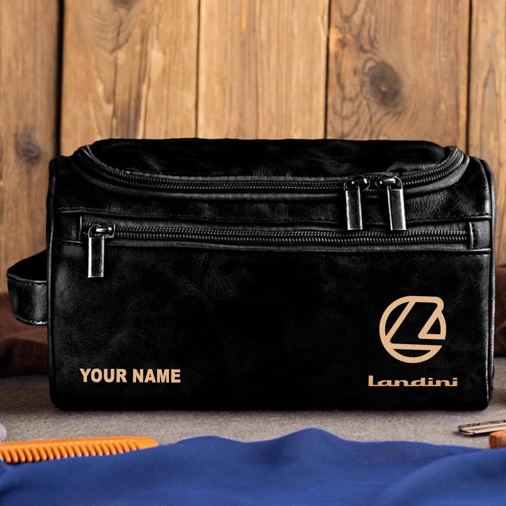 Tractor LAN Personalized Leather Toiletry Bag HLP HLPHUONG