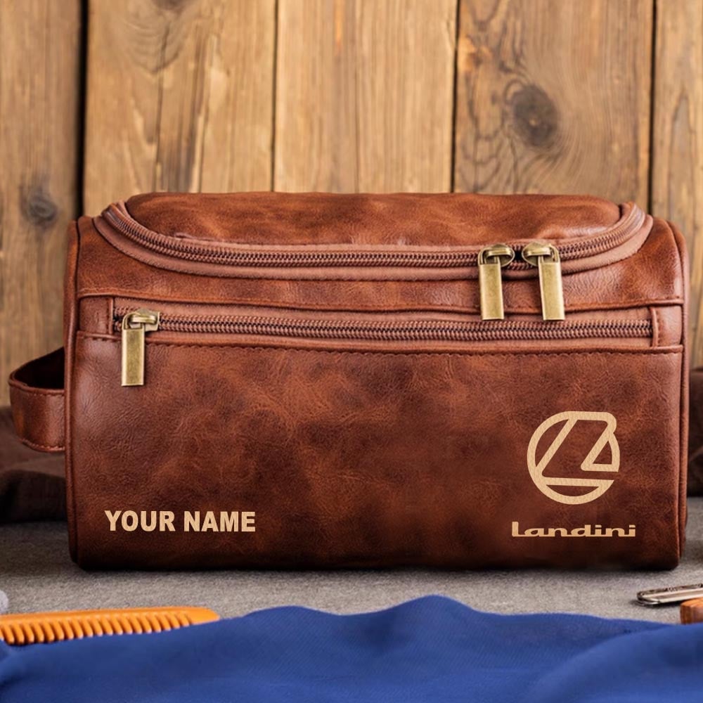 Tractor LAN Personalized Leather Toiletry Bag HLP HLPHUONG