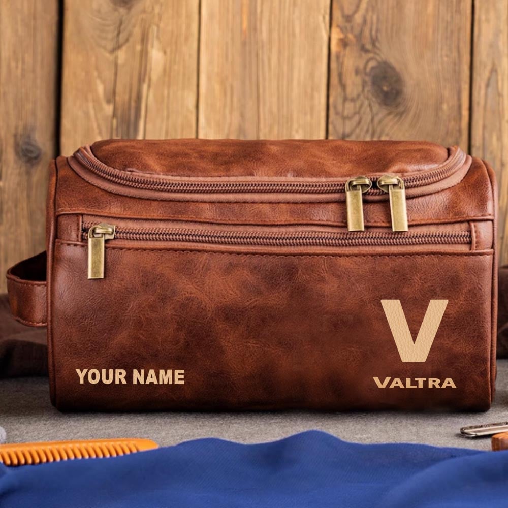 Tractor VAL Personalized Leather Toiletry Bag HLP HLPHUONG