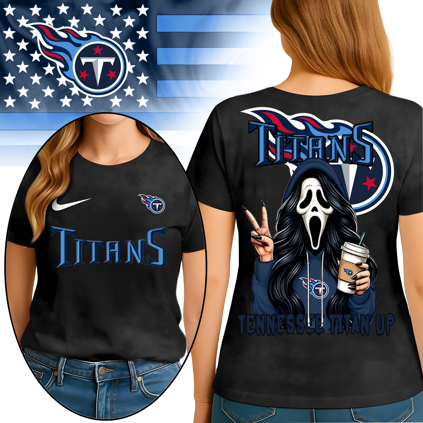 TT Premium NFL Ghostface 3D Shirt DDT HLPHUONG