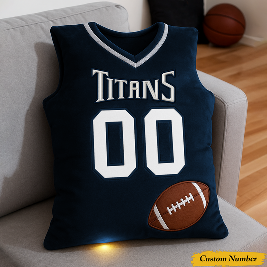 TT x NFL Personalized Graphic 3DPrint Football Jersey Pillow DDT CTND