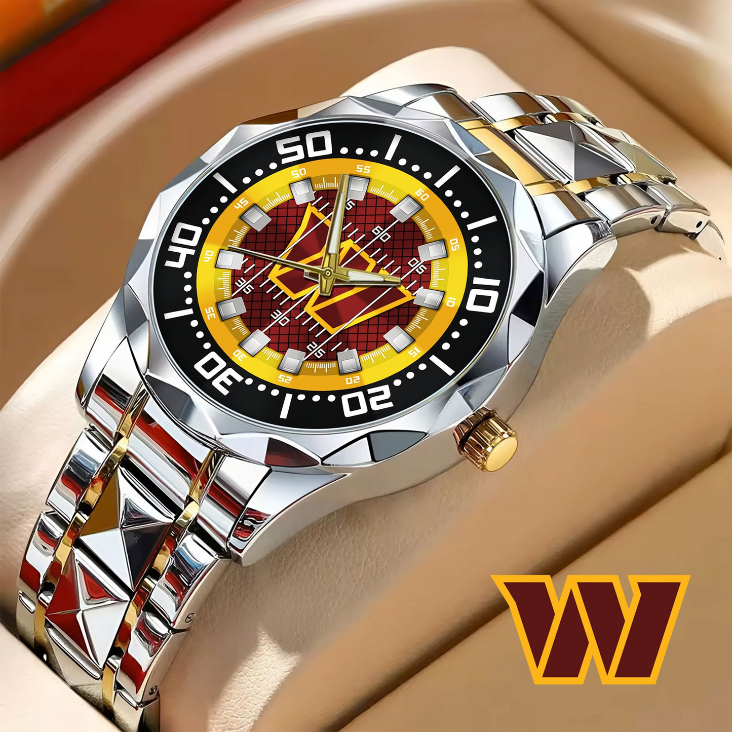 WAS x NFL Camaro Elegant Fashion Design Men Watch DATND TANTD