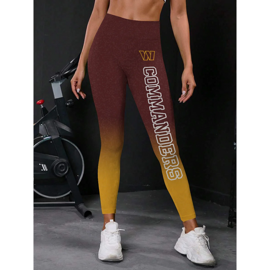 WAS x NFL High Waist Push Up Printed Leggings DATND TANTD