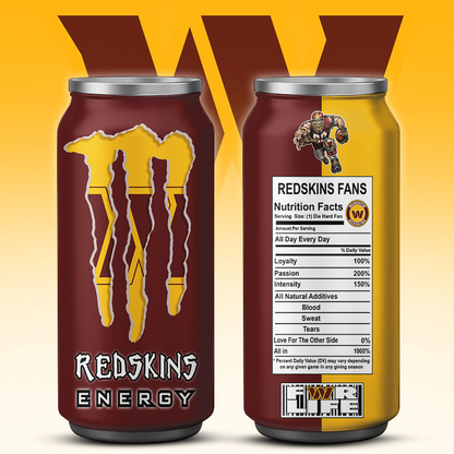 WAS x NFL Monster Energy Tumbler Gift for Fans DATND TANTD