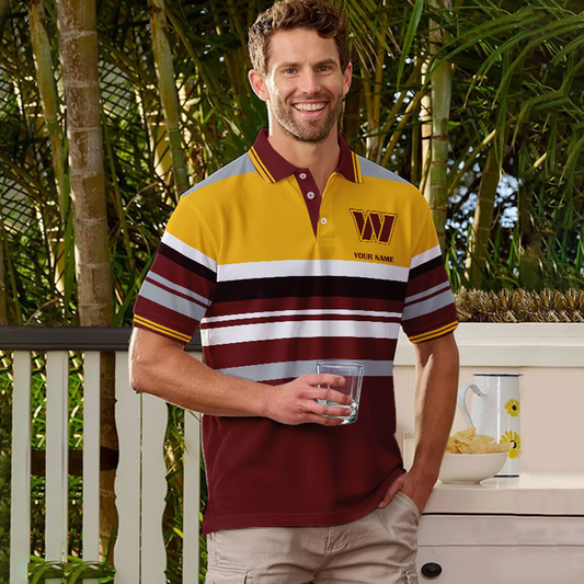 WAS x NFL New Style Men Short Sleeves Polo Shirt DatND DVT