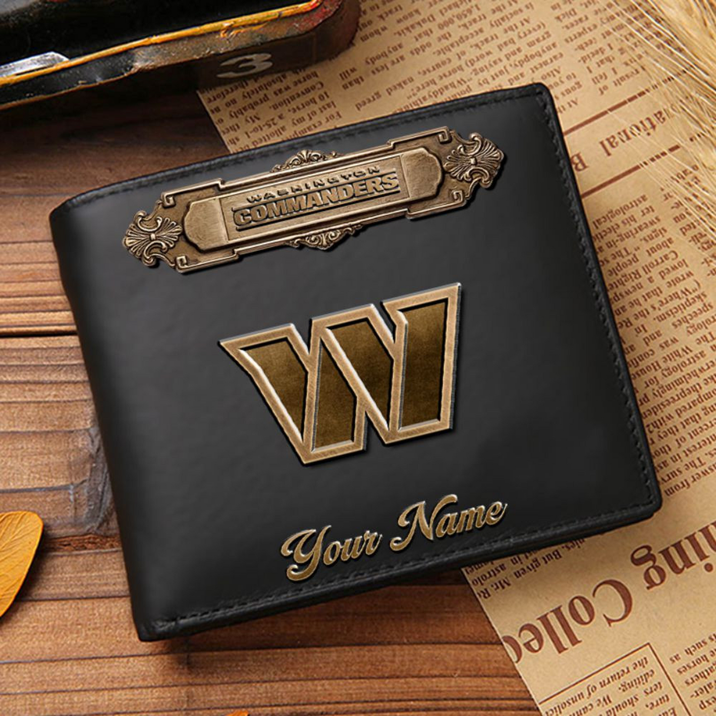 WAS x NFL Premium Leather Wallet DatND DVT
