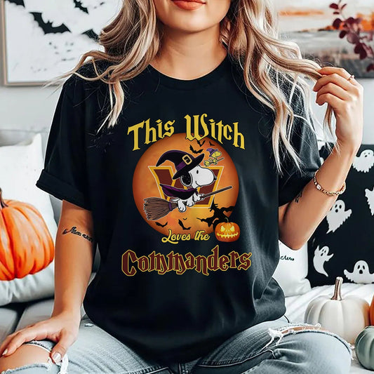 WAS x NFL This Witch Snoopy Love This 2D Shirt DatND DVT
