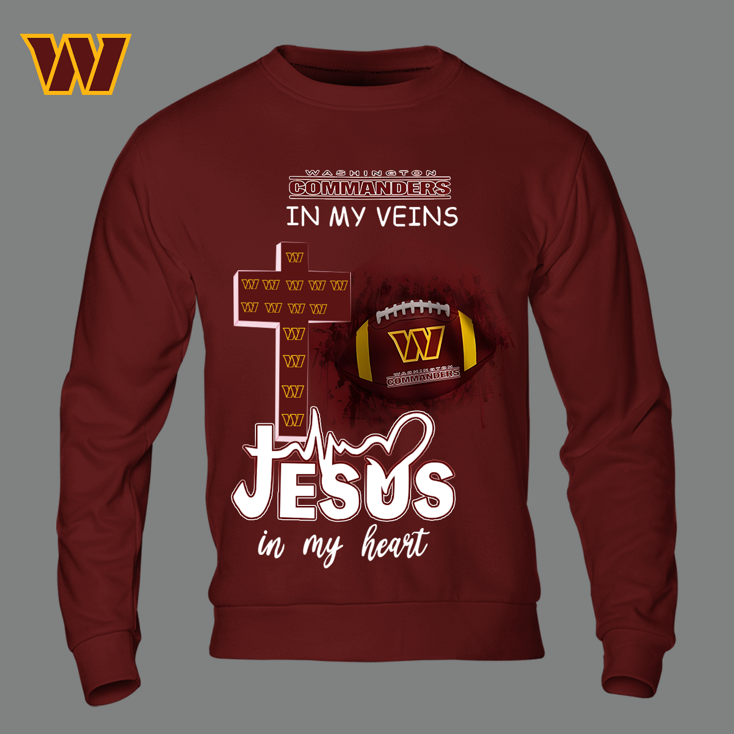 WC - Jesus In My Heart Shirt DDT HLPHUONG