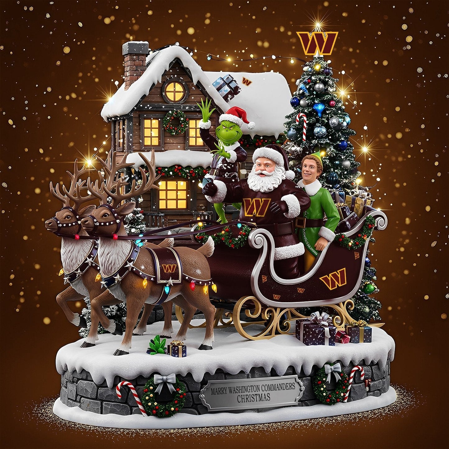 WC Acrylic Block - NFL Christmas Gift For Fans DDT CTND