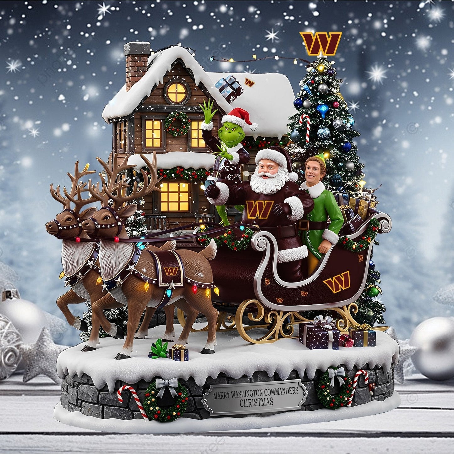 WC Acrylic Block - NFL Christmas Gift For Fans DDT CTND