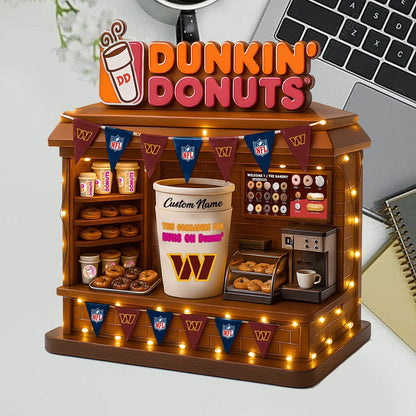 WC Acrylic Block - NFL x Dunkin Donuts Gift For Fans DDT CTND