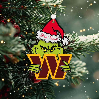 WC NFL x Grin Christmas Ornament DDT HLP