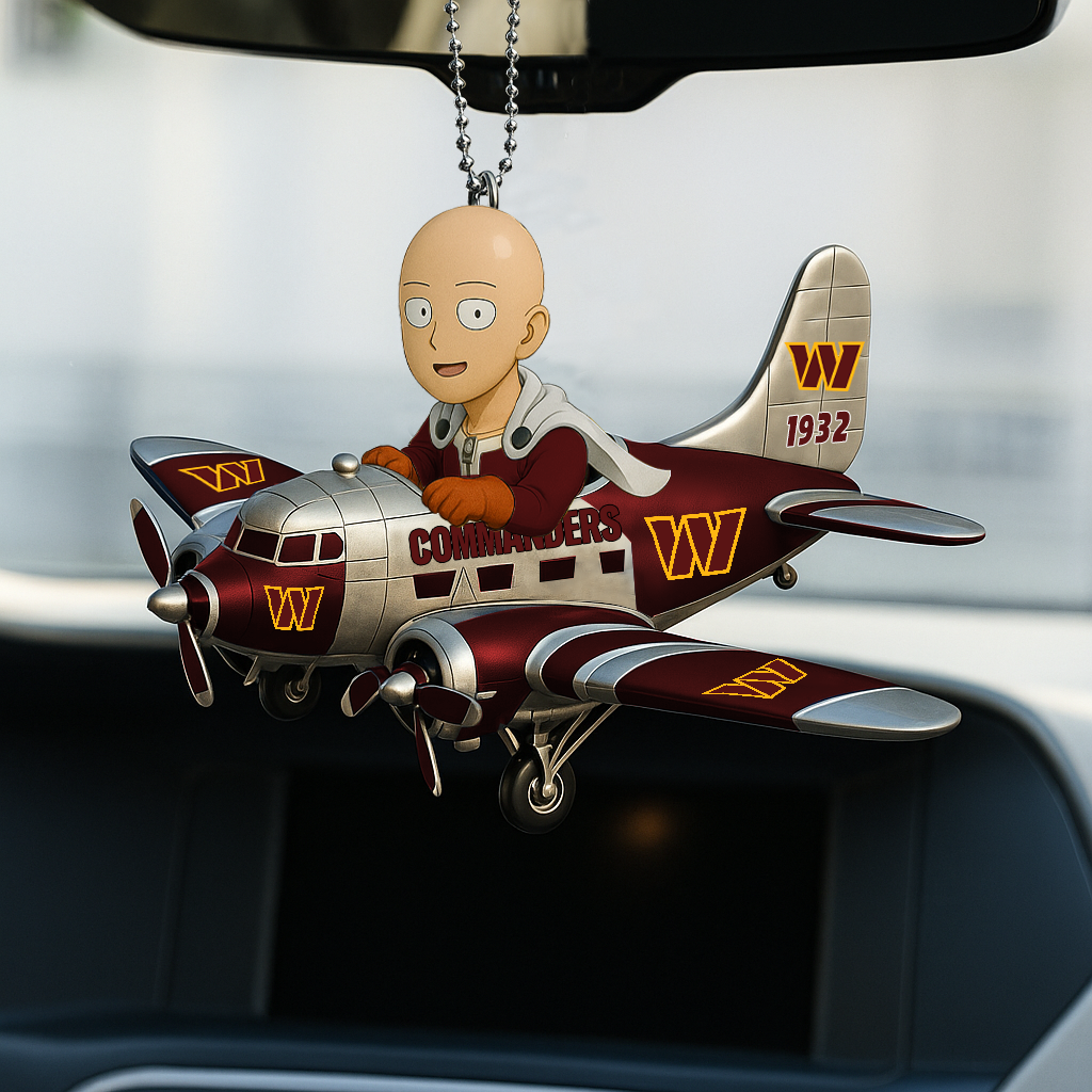 WC NFL x One-Punch Man Premium Car Hanging Ornament DDT HLP