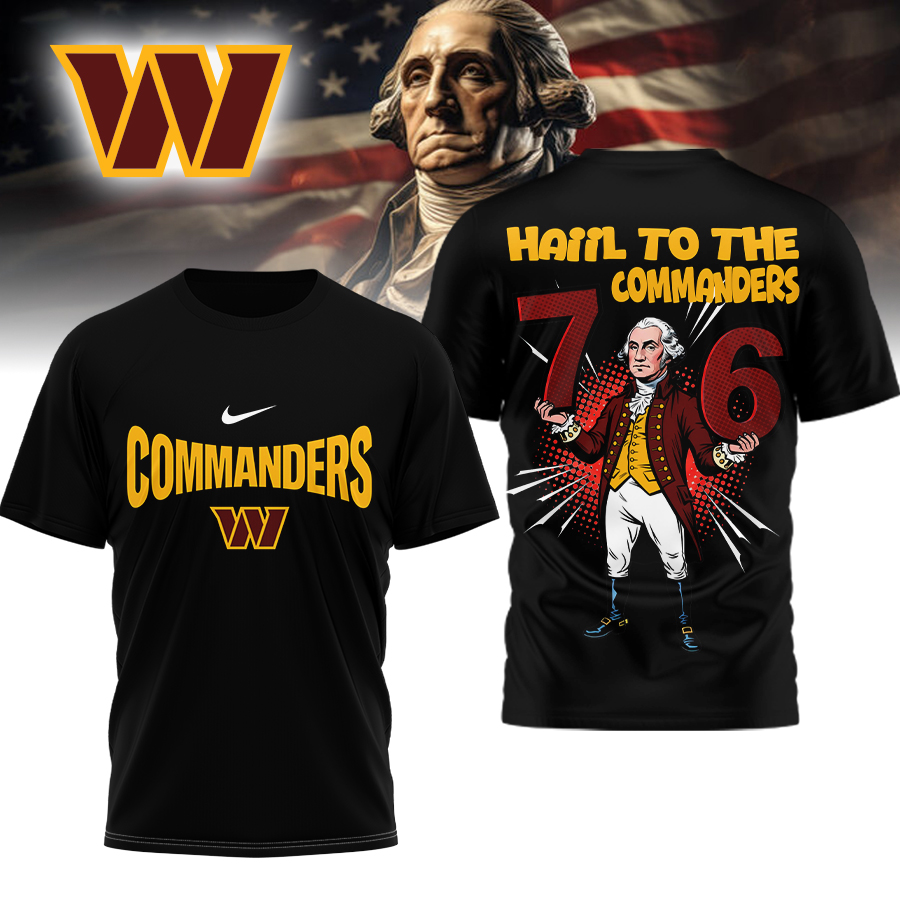WC Premium NFL 6-7 7-6 George Washington 3D Shirt DDT 071025 HLPHUONG