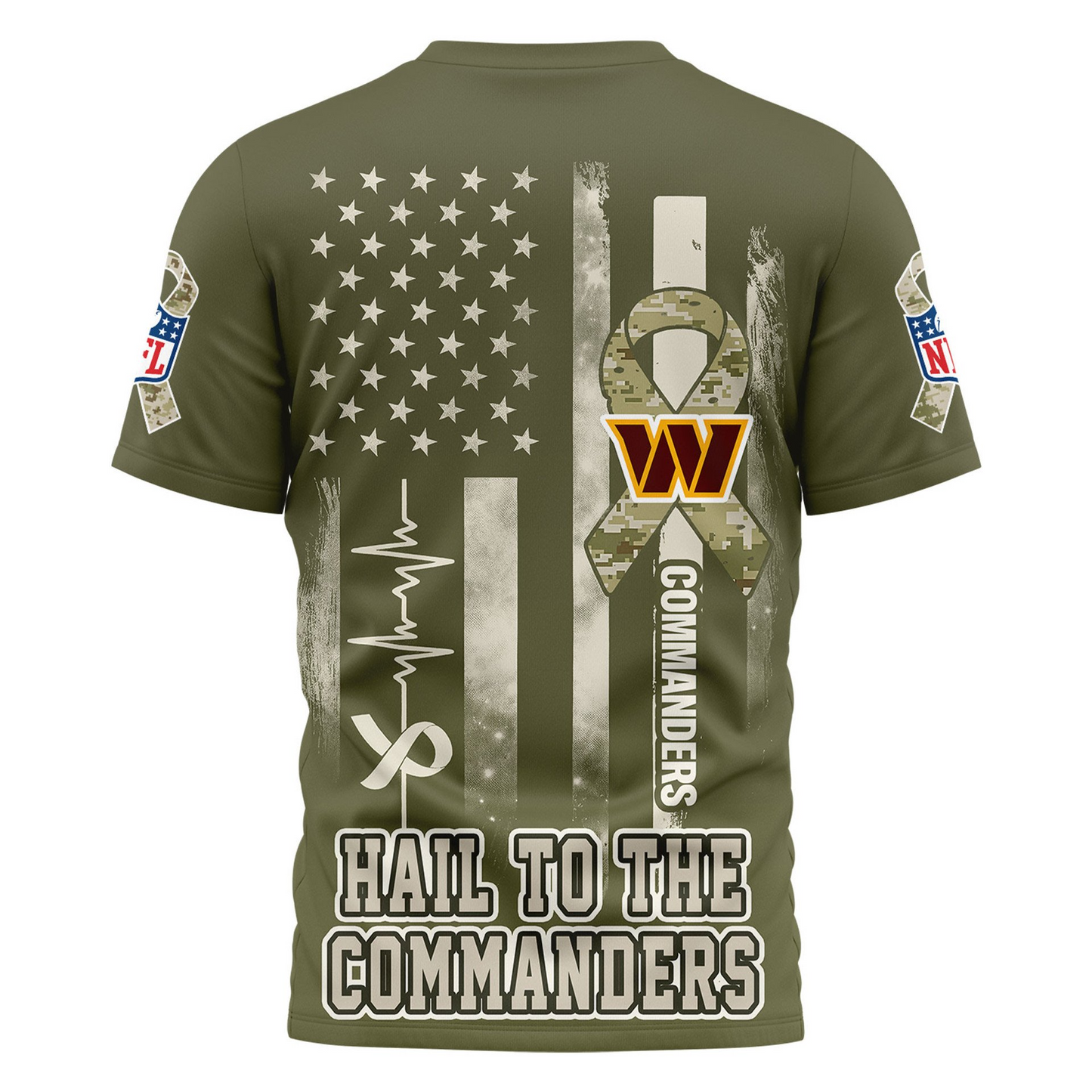 WC Premium NFL Salute to Service Camo 3D Shirt DDT CTND