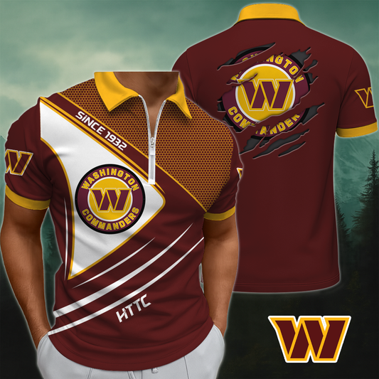 WC x NFL Premium 3D Zip Polo DDT NTL