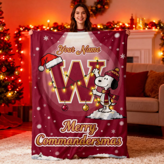 WC x SNP Premium Christmas Fleece Blanket & Throw Pillow V1 NAK NHT