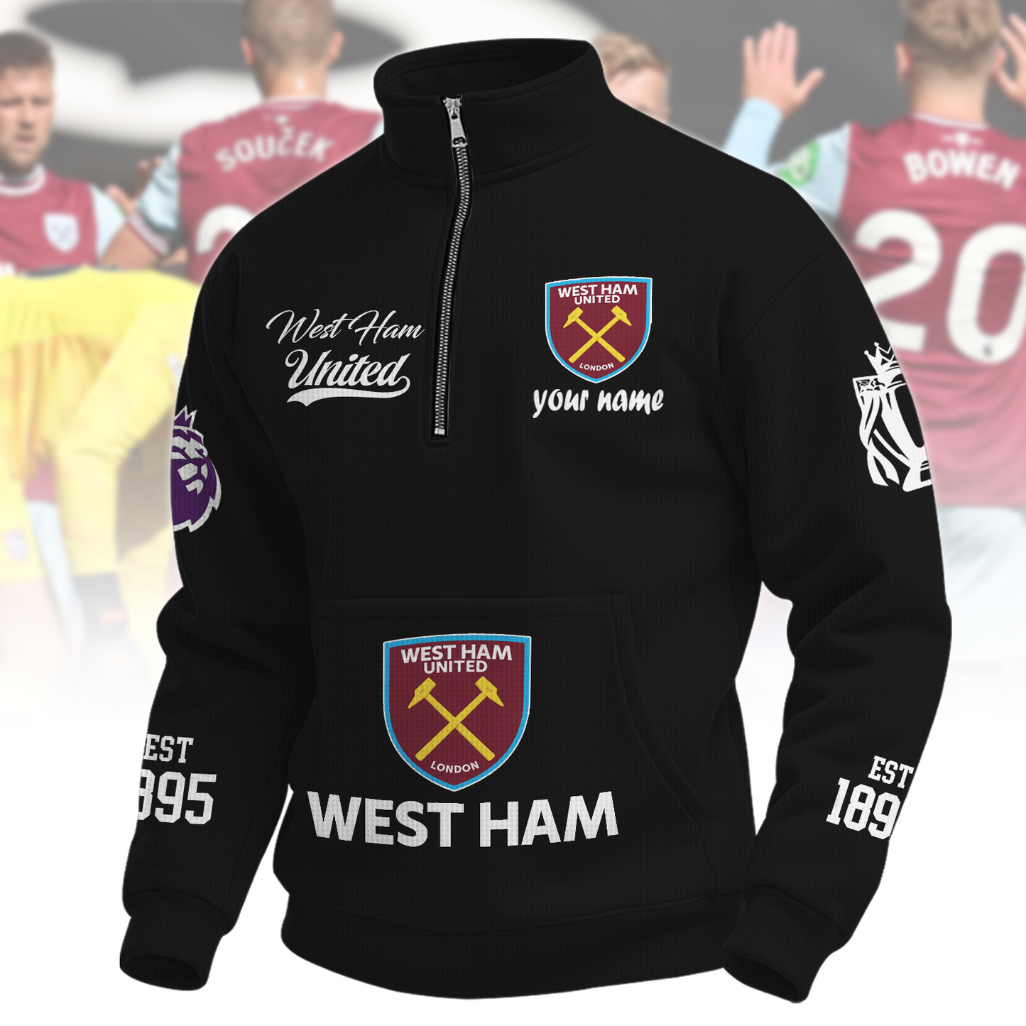 WES x EPL Quarter-Zip Sweatshirt DatND DVT
