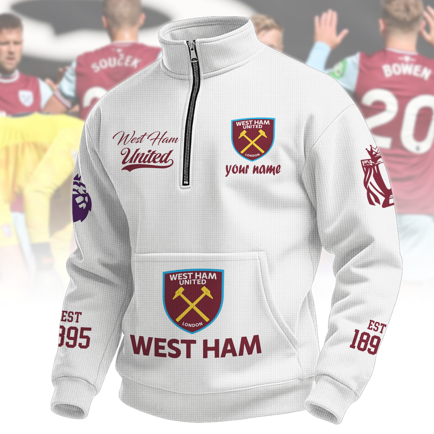 WES x EPL Quarter-Zip Sweatshirt DatND DVT