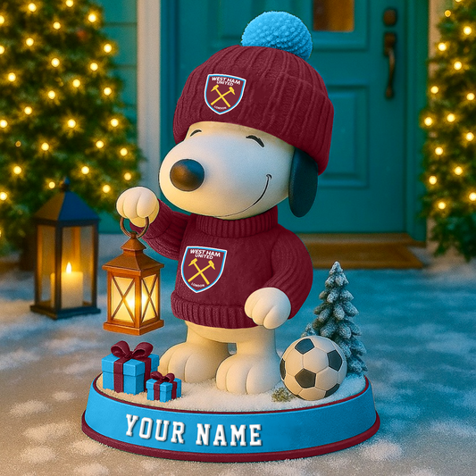 WHU X EPL Christmas Snoopy Fan Light Statue 2025 V1 NAK NHT 81125