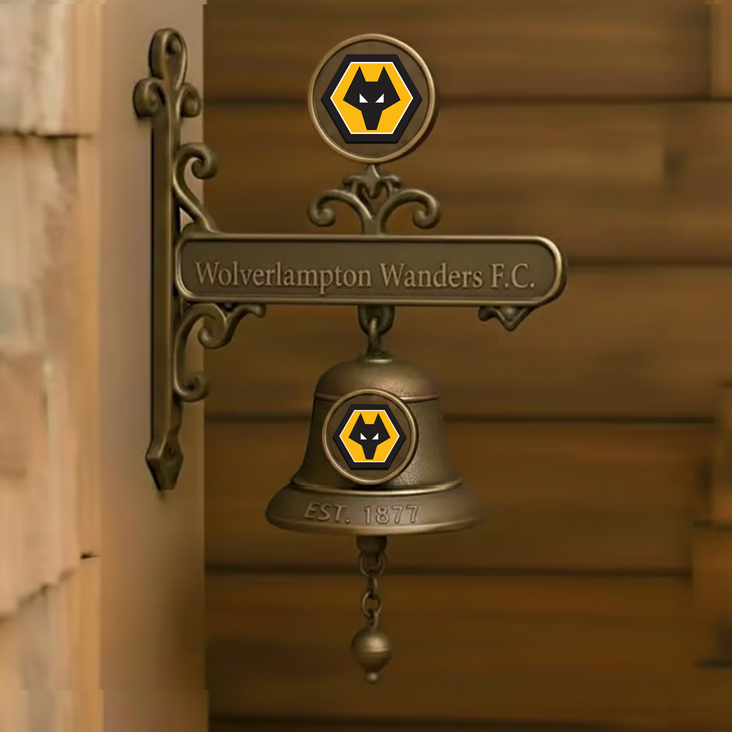 WOL x EPL Vintage Football Club Brass Bell DATND TANTD